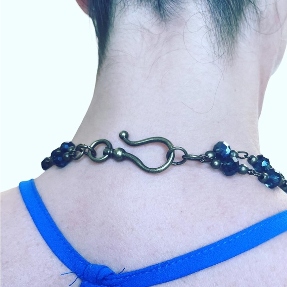 Blue hand craft necklace.. - Picture 3 of 3